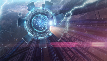 Картинка фэнтези космические+корабли +звездолеты +станции art фантастика портал spaceship космос свет