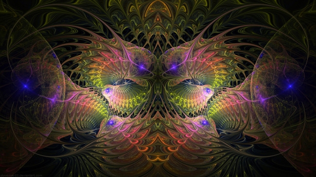 Обои картинки фото 3д графика, фракталы , fractal, цвета, фон, узор