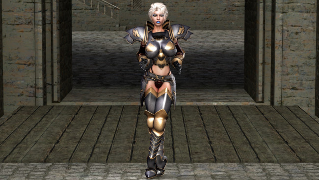 Обои картинки фото видео игры, dark heresy, фон, взгляд, девушка, доспехи