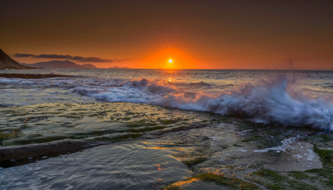 Обои картинки фото природа, восходы, закаты, рассвет