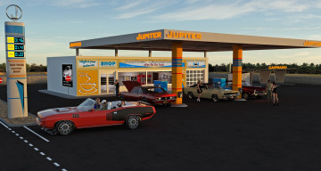 Картинка 3д+графика люди-авто мото+ people-+car+ +moto автомобиль фон взгляд девушки