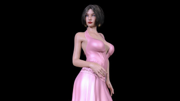 Картинка 3д+графика люди+ people девушка взгляд фон