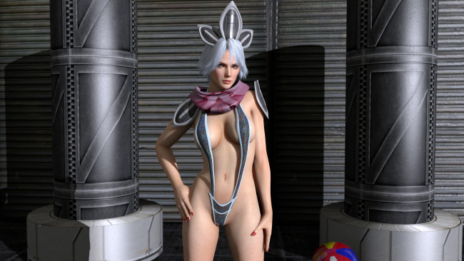 Обои картинки фото 3д графика, фантазия , fantasy, девушка, взгляд, фон