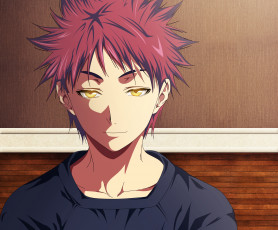Картинка аниме shokugeki+no+soma парень сома