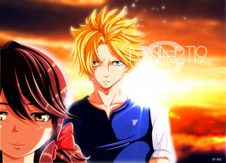 Картинка аниме fairy+tail двое