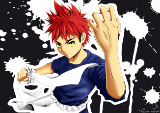 Картинка аниме shokugeki+no+soma сома