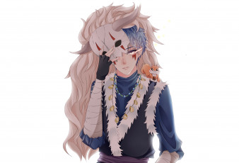 Картинка аниме akatsuki+no+yona синий дракон