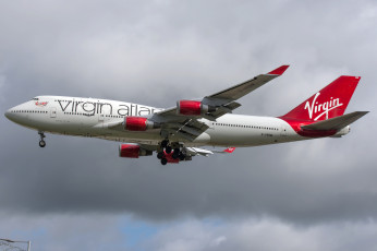 Картинка boeing+747-400 авиация пассажирские+самолёты авиалайнер