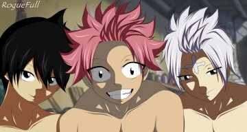 Картинка аниме fairy+tail парни