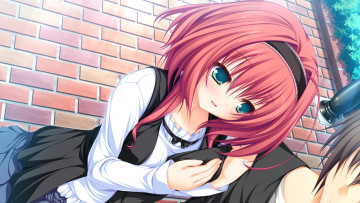 Картинка аниме lunaris+filia девушка взгляд фон