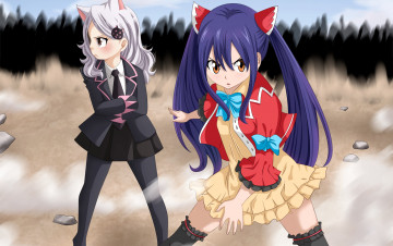 Картинка аниме fairy+tail dragon slayer charle manga neko wendy mahou bishojo carla anime japanese asian asiatic oriental by claudiadragneel