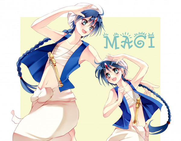 Обои картинки фото аниме, magi the labyrinth of magic, маги