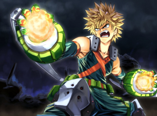 Обои картинки фото аниме, boku no hero academia, моя, геройская, академия