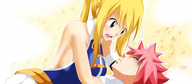 Обои картинки фото аниме, fairy tail, хвост, феи