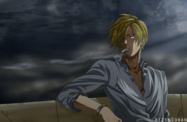 Обои картинки фото аниме, one piece, парень