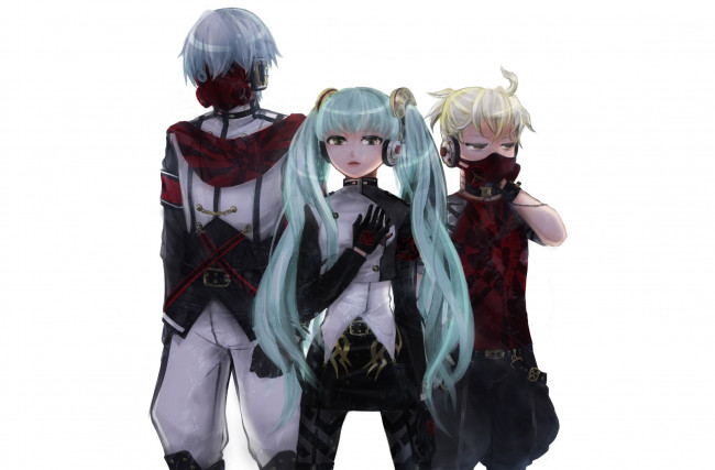 Обои картинки фото аниме, vocaloid, вокалоид