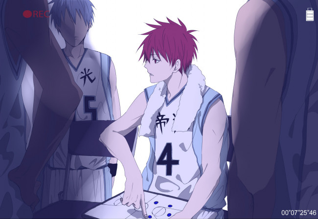 Обои картинки фото аниме, kuroko no baske, тейко