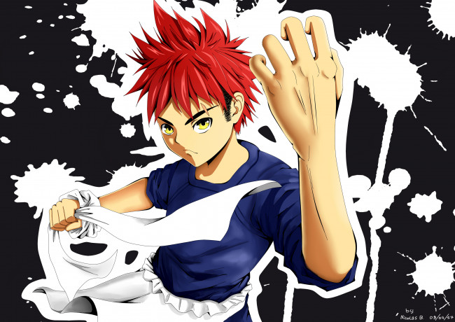 Обои картинки фото аниме, shokugeki no soma, сома