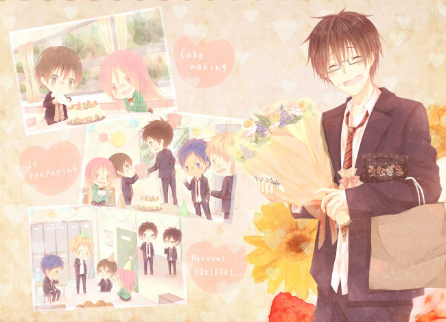 Обои картинки фото аниме, kuroko no baske, парень