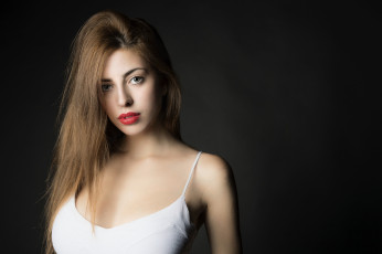 Картинка девушки -unsort+ блондинки +светловолосые лицо взгляд serena