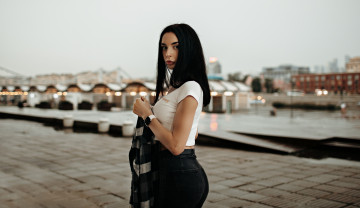 Картинка девушка девушки -unsort+ брюнетки темноволосые модель