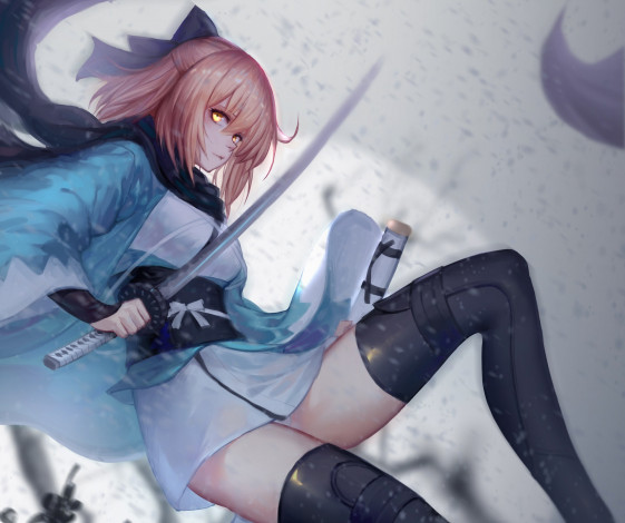 Обои картинки фото аниме, fate, stay night, девушка