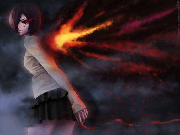 Обои картинки фото аниме, tokyo ghoul, девушка