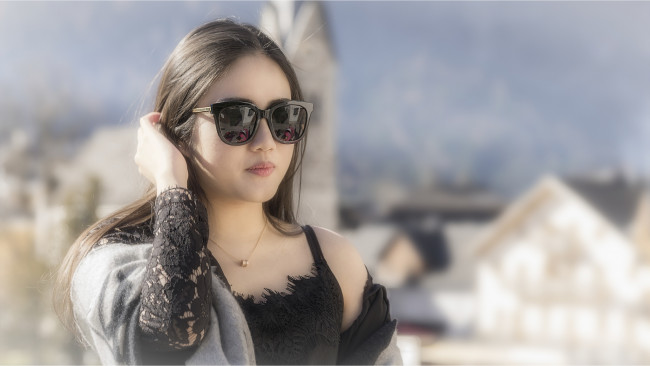 Обои картинки фото девушки, -unsort , азиатки, лицо, взгляд