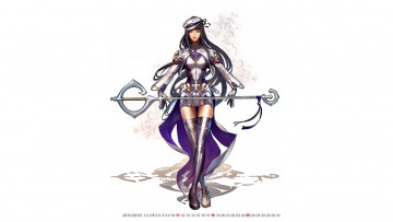 Картинка календари фэнтези фон белый девушка женщина calendar 2019