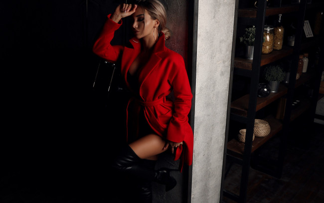 Обои картинки фото блондинка, девушки, -unsort , блондинки,  светловолосые, darya, andreevna, позирует, красивая