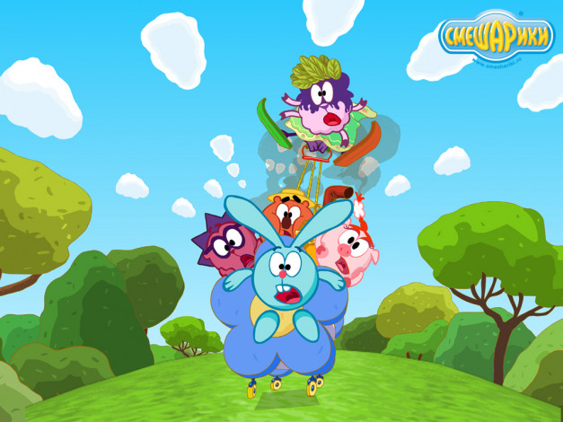 Обои картинки фото мультфильмы, смешарики