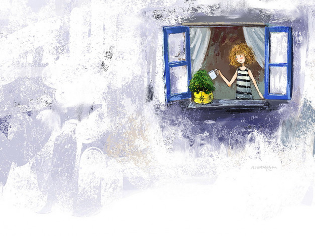 Обои картинки фото рисованные, люди