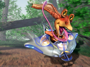 Картинка star wars super bombad racing видео игры