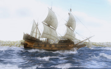 Картинка 3д графика sea undersea море