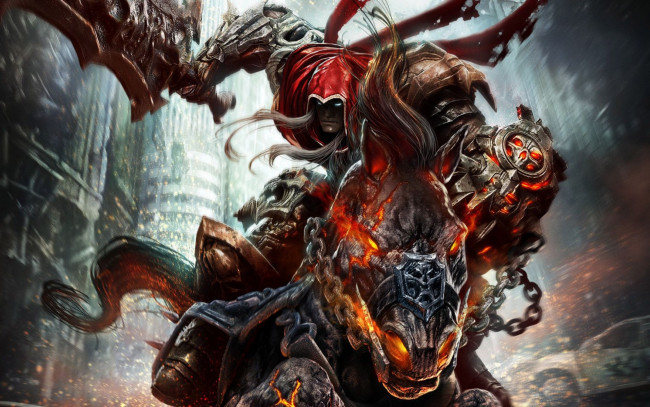 Обои картинки фото darksiders, wrath, of, war, видео, игры