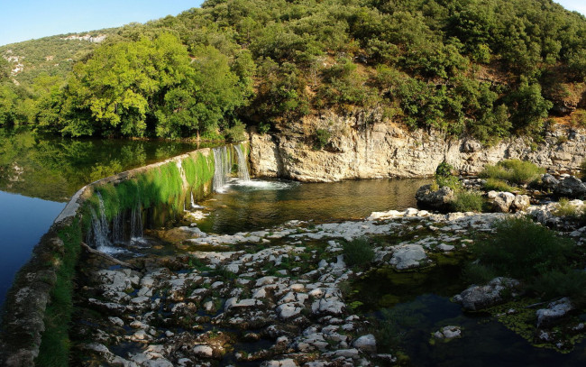 Обои картинки фото природа, водопады