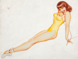 Картинка рисованные alberto vargas пуанты телефон купальник