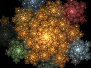 Картинка 3д графика fractal фракталы узор фрактал тёмный