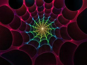 Картинка 3д графика fractal фракталы узор тёмный абстракция