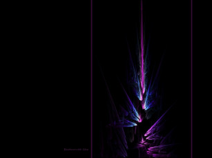 Картинка 3д графика fractal фракталы узор тёмный абстракция