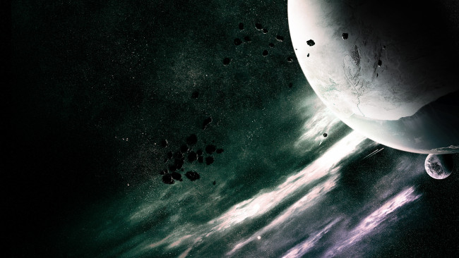 Обои картинки фото космос, арт, планеты, звёзды