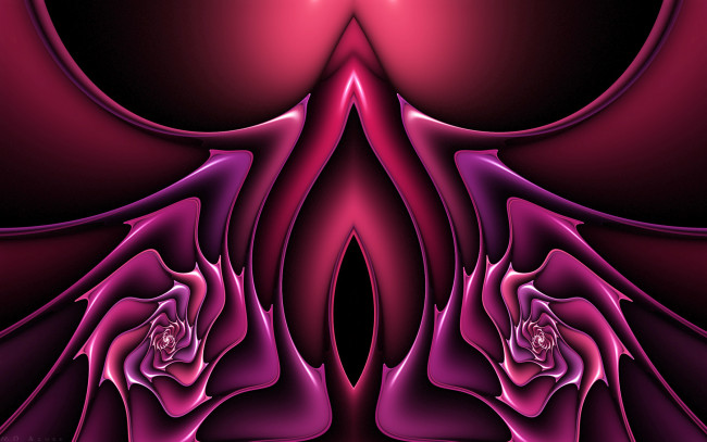 Обои картинки фото 3д, графика, fractal, фракталы, тёмный, узор, фрактал