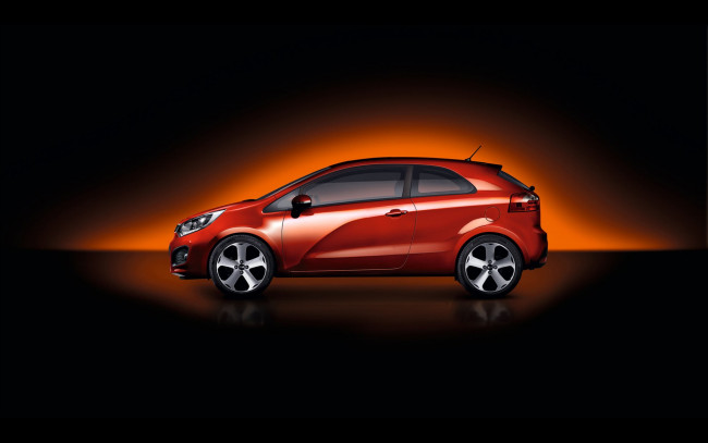 Обои картинки фото kia, rio, door, 2012, автомобили