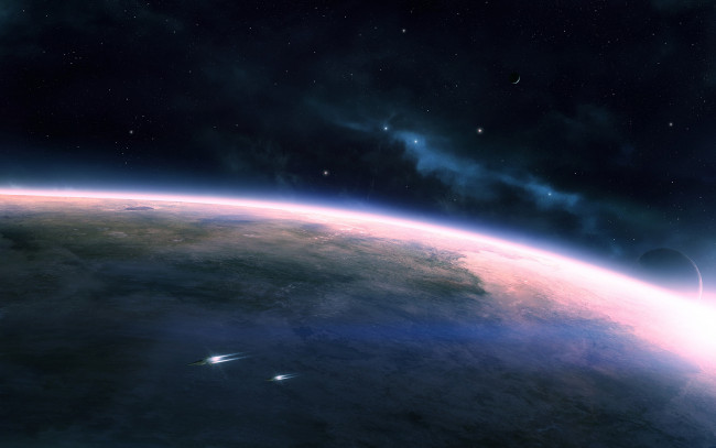 Обои картинки фото космос, арт, планеты