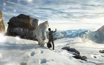 Картинка юмор приколы снег ети горы