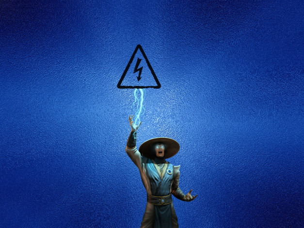 Обои картинки фото mortal, kombat, видео, игры, armageddon, рейдан, синий