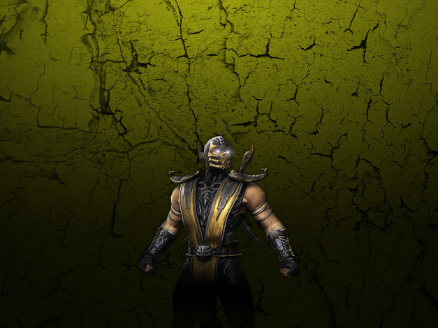 Обои картинки фото mortal, kombat, видео, игры, armageddon, scorpion, скорпион