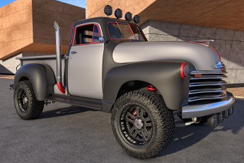 Картинка автомобили 3д 1951 chevrolet