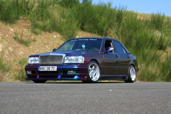 обоя автомобили, mercedes, benz, purple, tuning