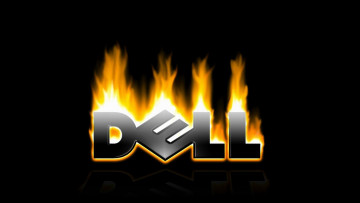 Картинка компьютеры dell фон логотип